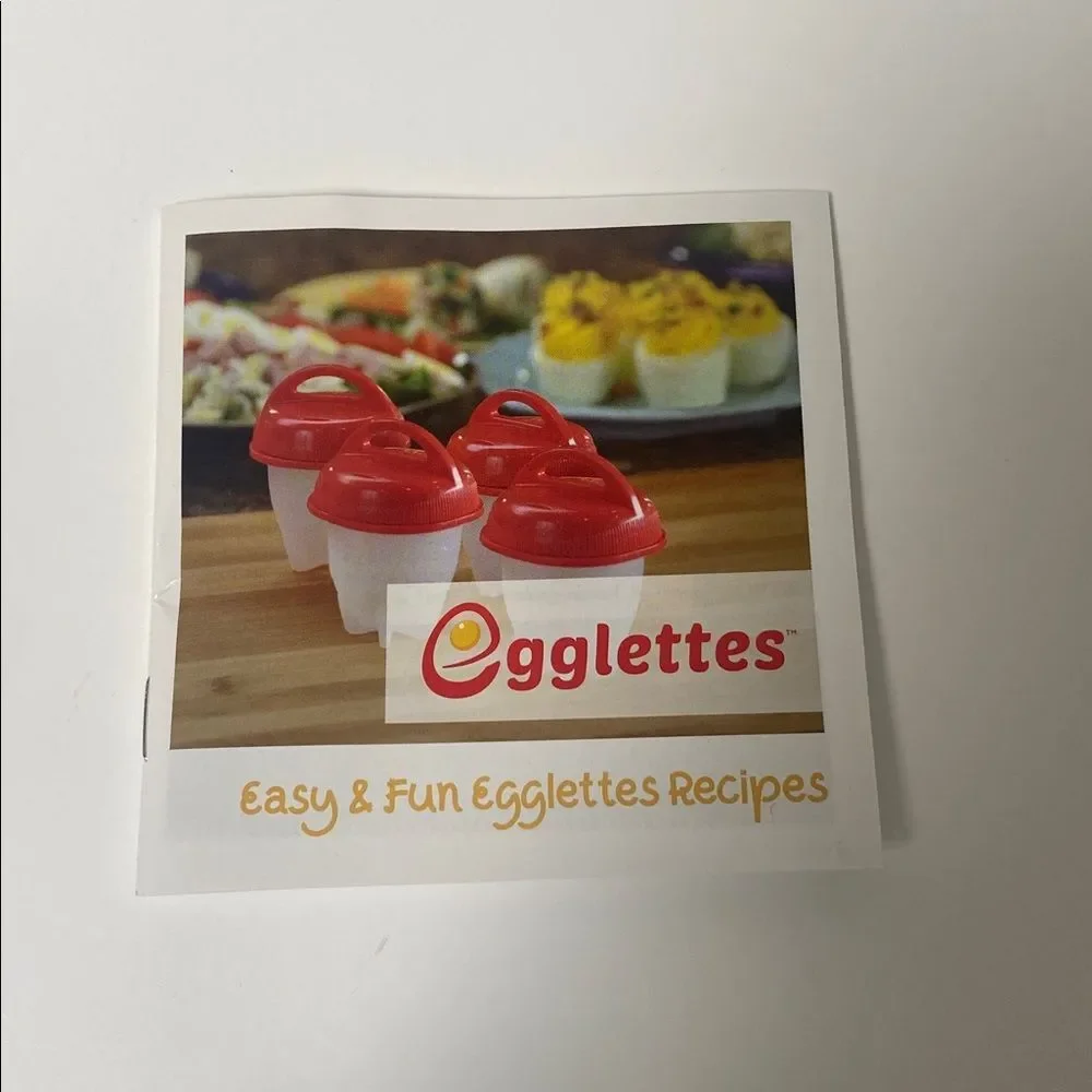 Egglettes Egglettes Hard Boiled Egg Cooker Set w/ Recipe Book